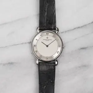 Vacheron Constantin Vacheron Constantin ClassicManual Wind Vintage 1990s Platinum Silver Roman Numeral Dial 33mm Case