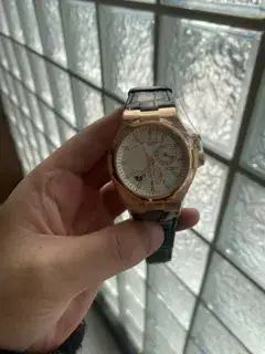 Vacheron Constantin Vacheron Constantin Overseas 47450/000R-9404 42mm Rose gold Silver