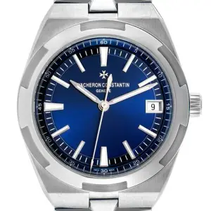Vacheron Constantin Vacheron Constantin OverseasSteel Blue Dial Mens Watch 4500V