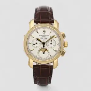 Vacheron Constantin Vacheron Constantin Malte Perpetual Calendar Chronograph 47112/000J-8913 39mm Yellow gold Silver
