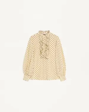 Valentino Hemd Aus Crêpe De Chine Mit Plusdepois-Print