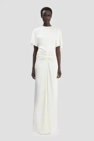 Victoria Beckham Isabella Gown In Ivory
