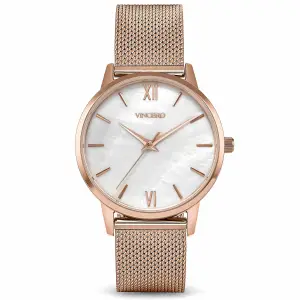 Vincero Eros Mesh Petite - Rose + White Pearl