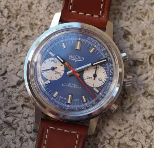 Vulcain Blue Panda Chronograph