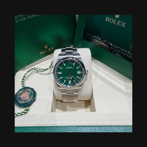 Rolex Oyster Perpetual41 2026 134300 OP 41mm Green Stainless Steel Complete Set