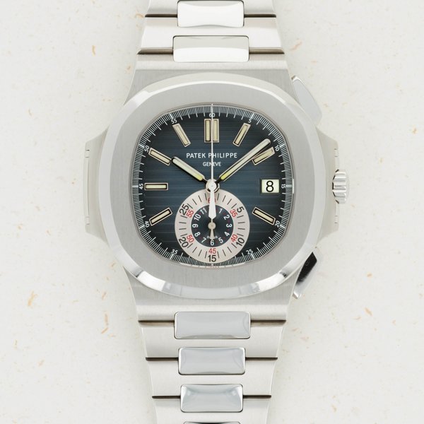 Patek Philippe Patek Philippe Nautilus Chronograph 5980/1A Blue Dial