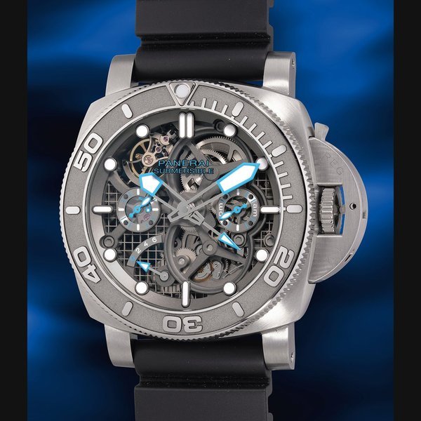 Panerai Panerai Ref. PAM01108 Submersible EcoPangaea Tourbillon GMT “Mike Horn” · PAM01108