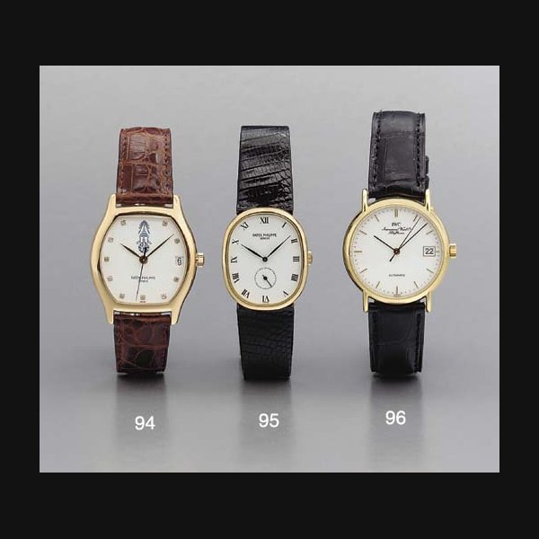 Patek Philippe Patek Philippe. An 18K gold oval wristwatch SIGNED PATEK PHILIPPE, GENEVE, MOVEMENT NO. 1818194, CASE NO. 2856769, REF. 3948, CIRCA 1975, Price & Market Data
