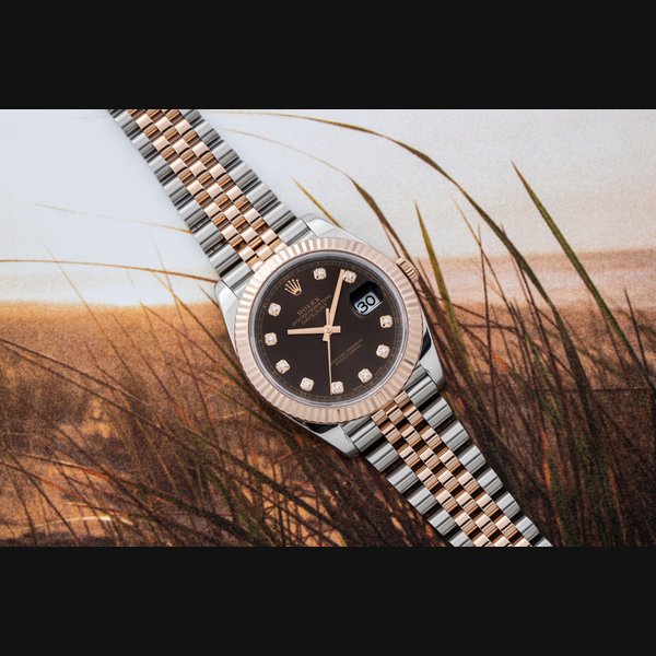 Rolex Datejust 41 Two-Tone Diamond Dial Ref. 126331