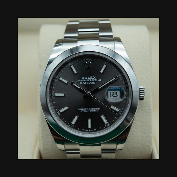 Rolex Rolex Datejust41 Rhodium Dial Oyster