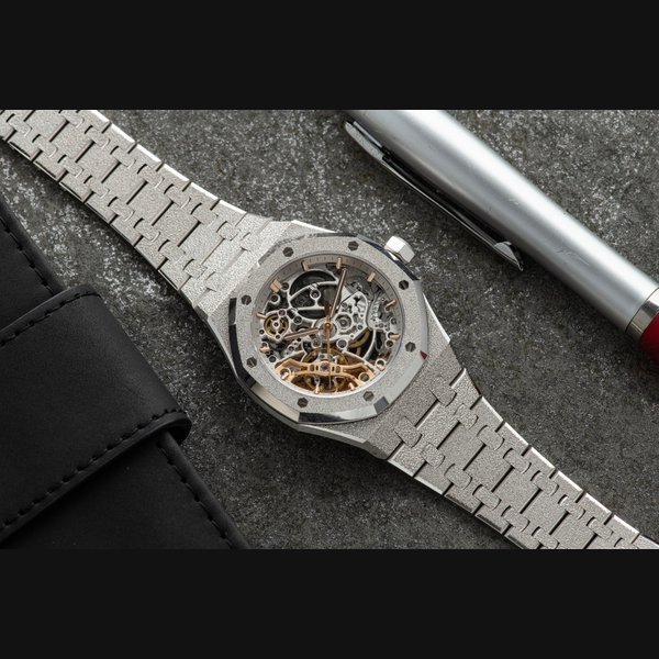 Audemars Piguet Audemars Piguet Royal Oak Double Balance Wheel Openworked 'Frosted Skeleton'