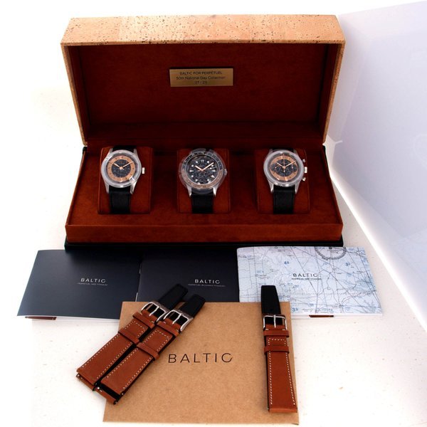 Baltic Baltic x Perpetual UAE 50th National Day Collection - Set of Three · HMS, Chronograph and GMT