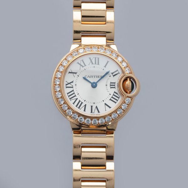 Cartier Cartier Ballon Bleu WJBB0015 Diamond Bezel 18k RG