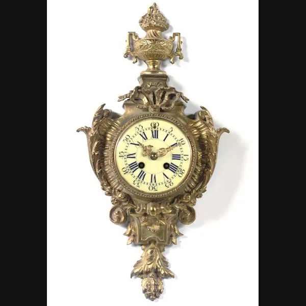 A French gilt-brass striking cartel clock, late 19th Century