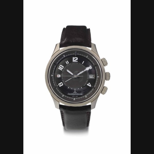 Jaeger-Lecoultre Jaeger-LeCoultre. A Limited Edition Titanium Automatic Wristwatch with Alarm and Date SIGNED JAEGER-LECOULTRE, ASTON MARTIN, NO. 966/1000, AMVOX1 MODEL, REF. 190.T.97, CIRCA 2008