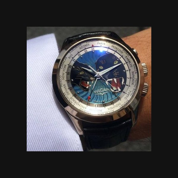 VulcainCloisonne The Panthers Limited Edition 30 Pieces (Rarity) Ref. 100308.209L