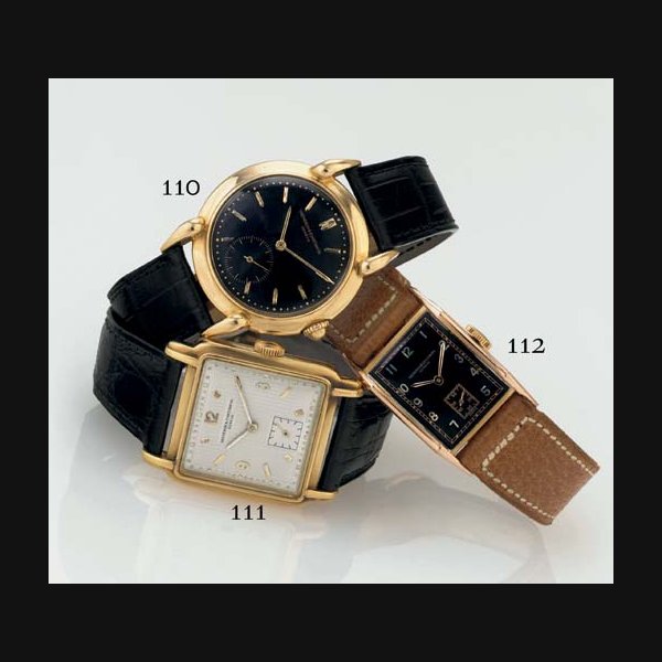 Vacheron Constantin VACHERON CONSTANTIN. AN 18K GOLD SQUARE WRISTWATCH SIGNED VACHERON & CONSTANTIN, GENEVE, MOVEMENT NO. 474369, CASE NO. 318053, MANUFACTURED IN 1950, Price & Market Data