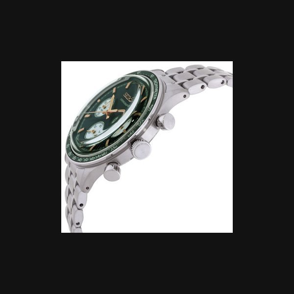 Seiko SeikoChronograph Quartz Green Dial Men's Watch SSB481P1