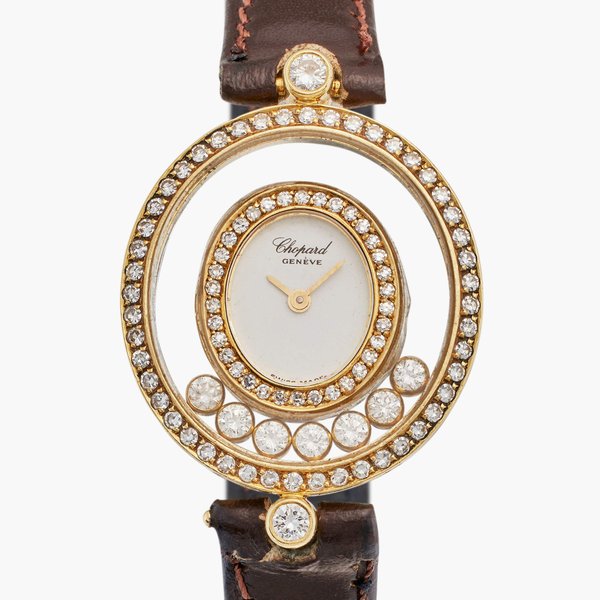 Chopard Reference 20/4292-5236 Happy-Diamonds | A yellow gold and diamond-set wristwatch, Circa 2000