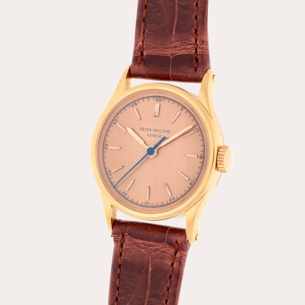 Patek Philippe Calatrava, Reference 96 | A pink gold wristwatch | Made in 1955 · ERENCE