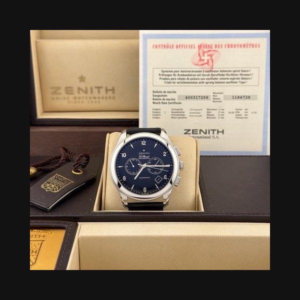 Zenith Zenith El PrimeroGrande Class El Primero 03.0520.4002 44mm Black Dial Steel Box Paper, Price & Market Data