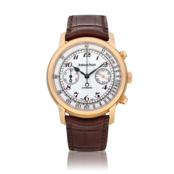 Audemars Piguet Jules Audemars, ref. 26100OR.OO.D088CR.01 | A pink gold chronograph | Circa 2009 · 26100OR.OO.D088CR.01
