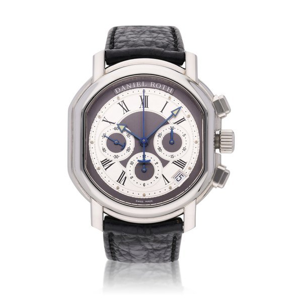 Daniel Roth Reference S247.ST.SL | A stainless steel chronograph wristwatch with date, Circa 1990 · S247.ST.SL