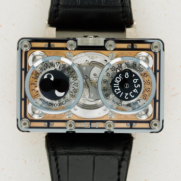 MB&F MB&F Horological Machine HM2 Sapphire Rose Gold and Titanium 20.DSRL.B · 20.DSRL.B