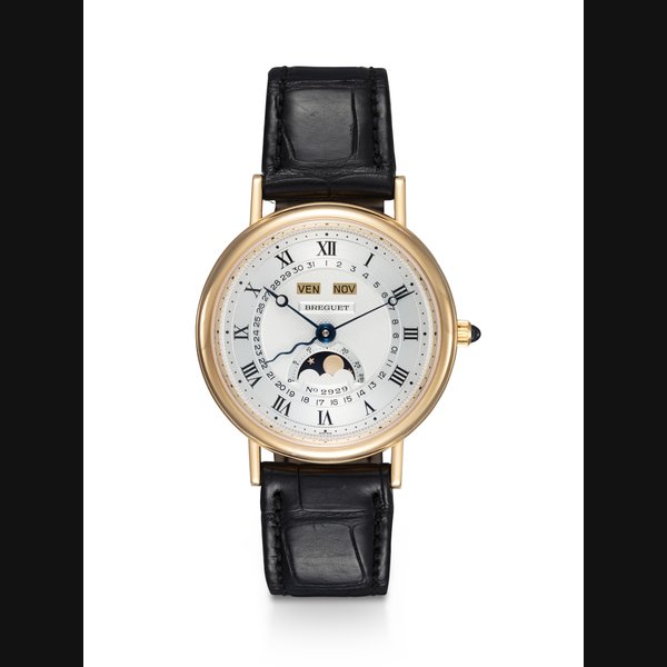 BREGUET, REF. 3040BA ‘SERPENTINE’, A FINE GOLD AUTOMATIC TRIPLE CALENDAR WRISTWATCH WITH MOONPHASE CASE NUMBER: 2929E, MOVEMENT NUMBER: 4550
