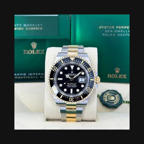 Rolex Rolex Sea-Dweller DeepseaUnworn 2025 Sea-Dweller 18k Two-Tone Black 126603-0001 complete