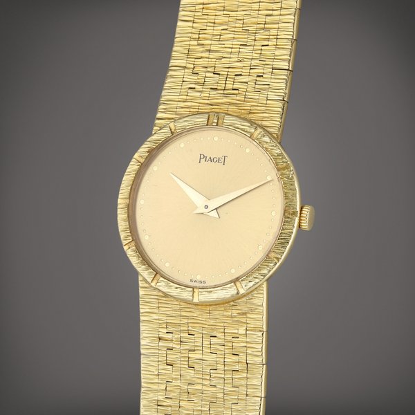 Piaget Reference 9701 A 6 | A yellow gold bracelet watch, Circa 1973