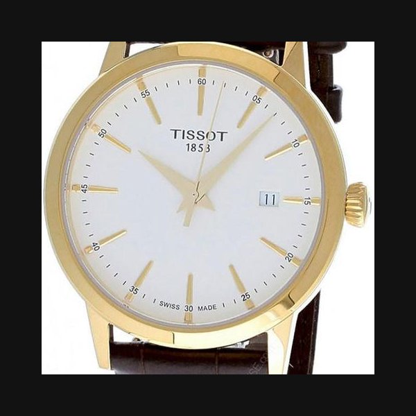 Tissot Classic Dream42MM QTZ Brown Leather Men's Watch T129.410.36.261.00 / T1294103626100