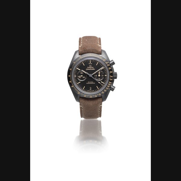 Omega OMEGA, BLACK CERAMIC DARK SIDE OF THE MOON VINTAGE BLACK SPEEDMASTER WRISTWATCH, REF. 311.92.44.51.01.006 MOVEMENT AND CASE NO. 87’422’060