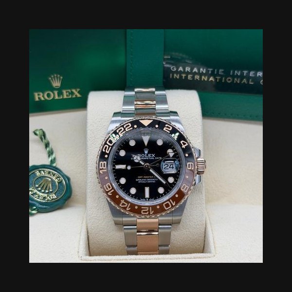 Rolex Rolex GMT-Master II2021 Two Tone Root Beer Complete Box and Papers