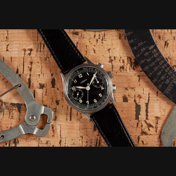 Lemania Two Register Chronograph