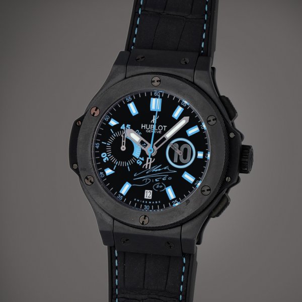 Hublot Big Bang Maradona, Reference 318 CI 1129 GR DMA | A ceramic chronograph wristwatch with date | Circa 2010