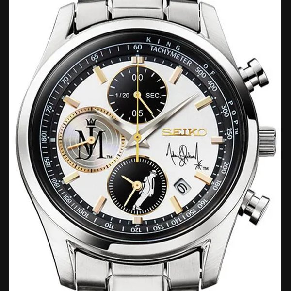 Seiko Chronograph
Michael Jackson Limited Edition JDM 39.2mm 100m WR Men's Chronograph Watch Made in Japan JDM (Japanese Domestic Market)