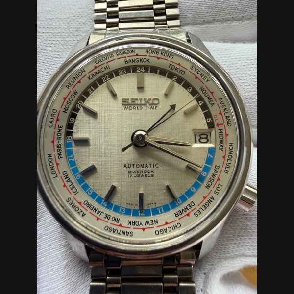 Seiko 1964 Olympics Seiko World Time 6217‑7000 1st Series– Rare w/vintage NOS Bracelet Ref. 6217-7000