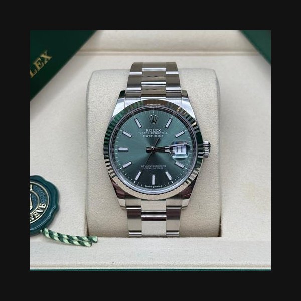 Rolex Rolex Datejust36 NEW 2026 Green Index Dial Stainless Steel Fluted Bezel Oyster Bracelet