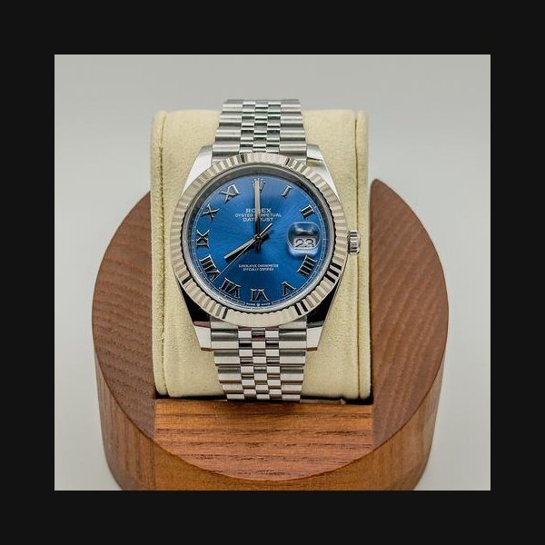 Rolex Rolex Datejust41 126334 Datejust 41 Azzurro Blue Roman Dial Jubilee Bracelet