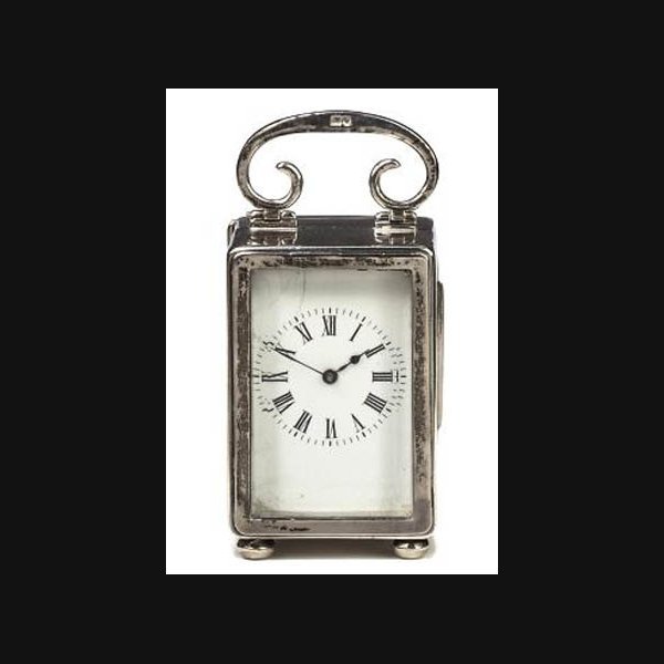 Two French eight day timepiece carriage clocks UNSIGNED. CIRCA 1890: RICHARD & CO. CIRCA 1906