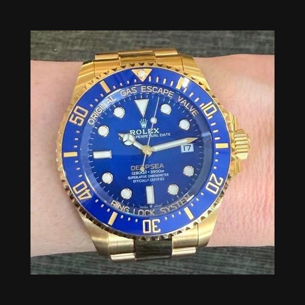 Rolex Rolex Sea-Dweller DeepseaDeep Sea 18K Gold Blue Dial and Bezel Ref. 136668LB