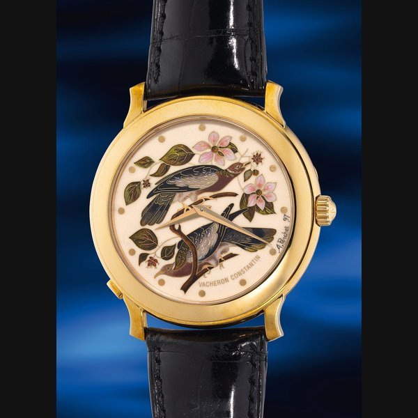 THE CONNOISSEUR Vacheron THE CONNOISSEUR Vacheron Constantin Ref. 43060/000J Audubon Birds of America - Band-tailed Pigeon