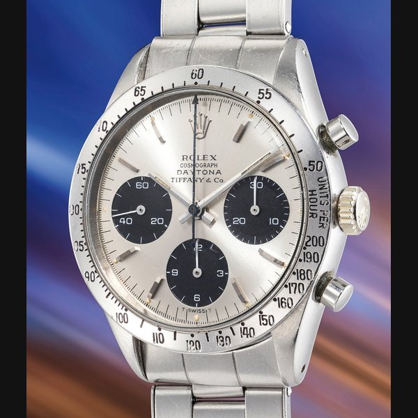 Rolex Rolex Ref. 6239 inside caseback stamped 6239 Cosmograph Daytona "Tiffany & Co."