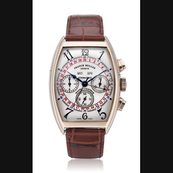 FRANCK MULLER, 18K COMPLETE CALENDAR CHRONOGRAPH, REF. 6850 CC MC AT