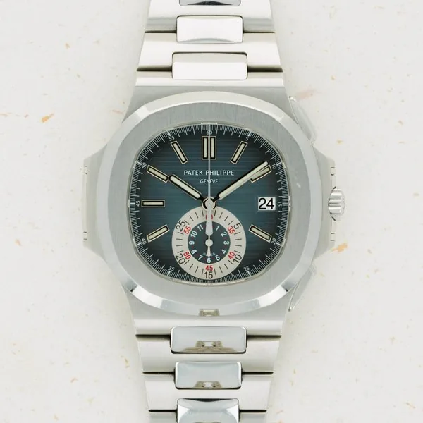 Patek Philippe Patek Philippe Nautilus Chronograph Blue Dial 5980/1A · 5980/1A