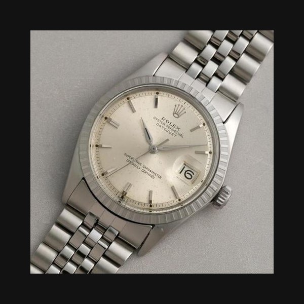 Rolex Datejust1964 Rolex Datejust 1603 Alpha Hands Engine Turned Jubilee Aged Dial Vintage Serviced
