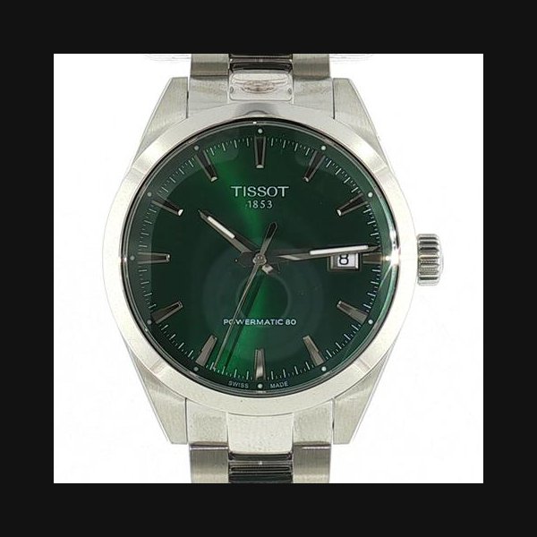 Tissot Gentleman38MM Green Dial T1658071109100 BNIB Complete Set