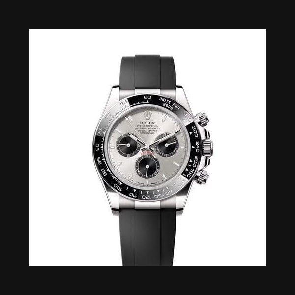 Rolex Rolex DaytonaNEW 2026 Silver Index Dial Black Rubber Oysterflex Bracelet