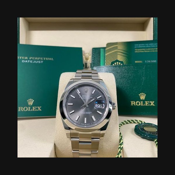 Rolex Rolex DatejustNEW FEBRUARY 2026 UNWORN Datejust 41 Steel Oyster Rhodium Dial 126300 FULL SET
